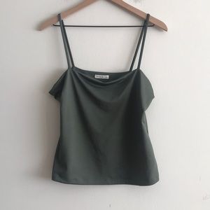 Cotton On Tank Top Olive Green Size L